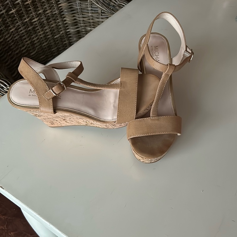 Strappy wedges